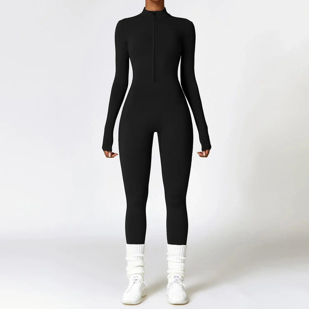 Velvet Yoga Jumpsuit for Women – Soft One-Piece Activewear - Dazzling Beauty Solution