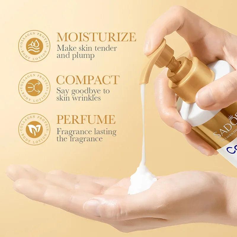 Collagen Milk Brightening Face & Body Cream – Moisturizing Lotion - Dazzling Beauty Solution