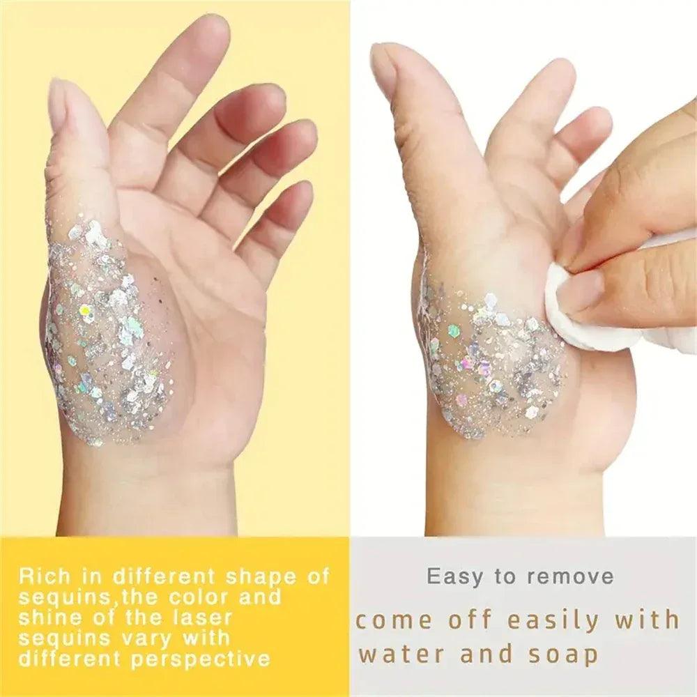 Mermaid Sequin Body Glitter Gel - Dazzling Beauty Solution