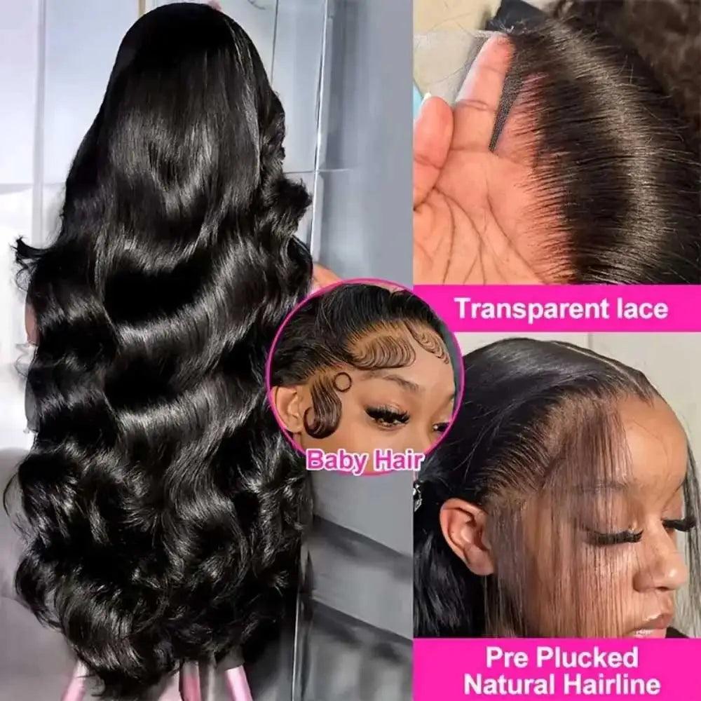 Raw Peruvian Body Wave HD Lace Front Wig | 100% Human Hair | 180% & 250% Density | 16–42 Inches