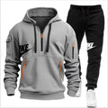 Men's 2-Piece Hoodie & Jogger Set - Long Sleeve Pullover Tracksuit