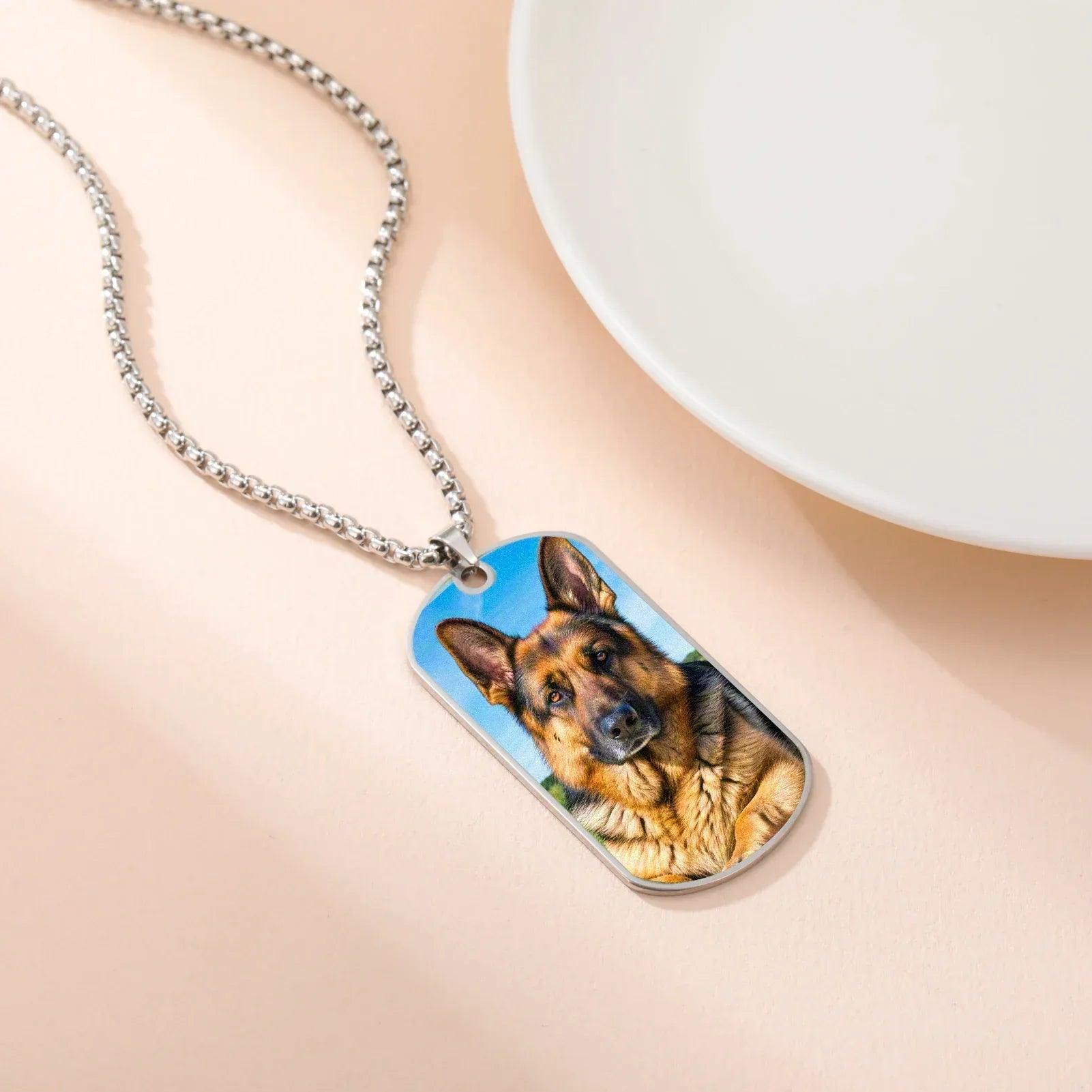 Custom Photo Necklace – Personalized Stainless Steel Picture Pendant - Dazzling Beauty Solution