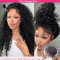 Invisi Strap HD 360 Glueless Deep Curly Wig – 250% Density Full Lace Luxury - Dazzling Beauty Solution