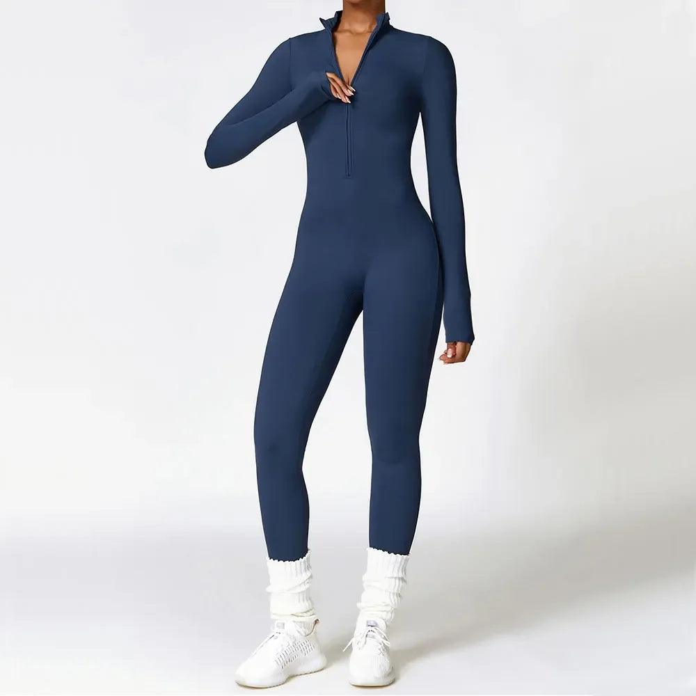 Velvet Yoga Jumpsuit for Women – Soft One-Piece Activewear - Dazzling Beauty Solution