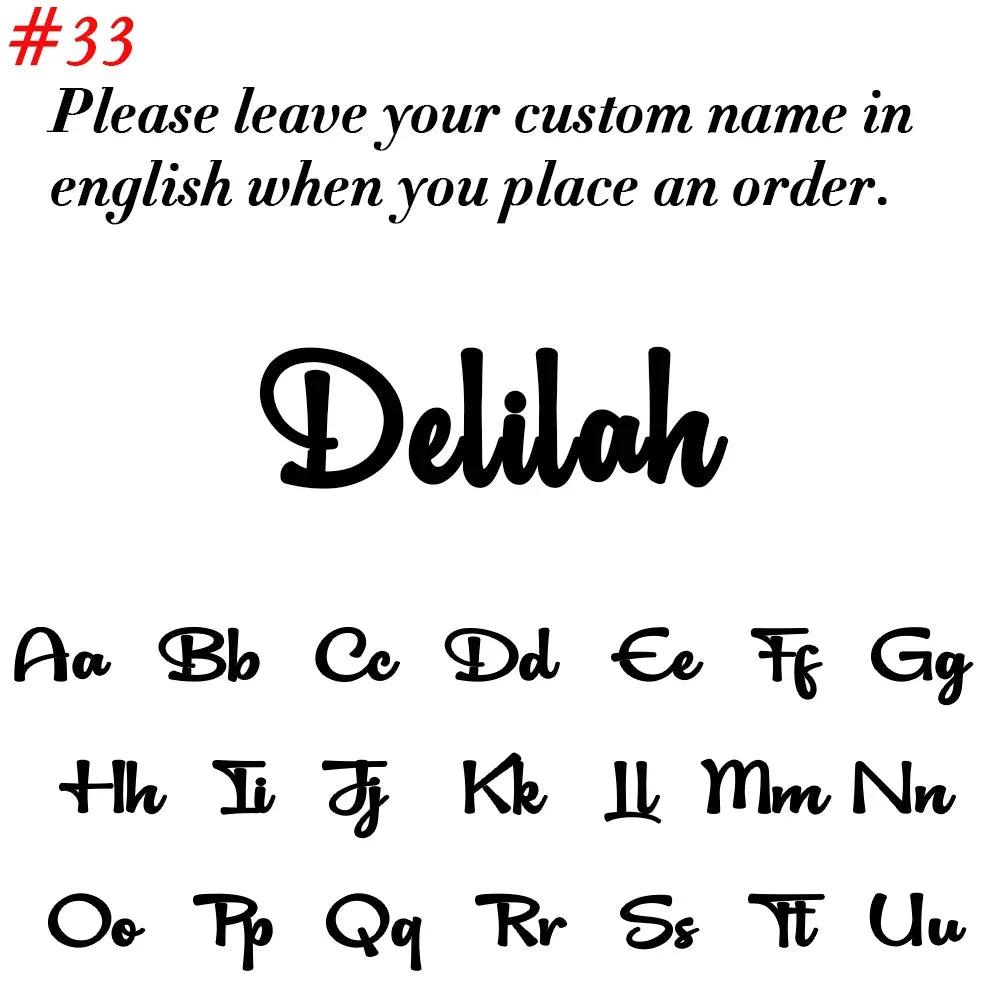 Personalized Stainless Steel Name Necklace – Custom Jewelry - Dazzling Beauty Solution