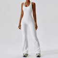 Solid Yoga Jumpsuit – Sleek, Supportive, & Sculpting - Dazzling Beauty Solution