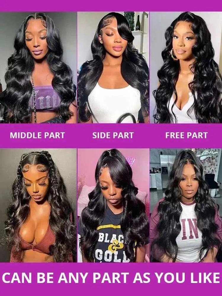 Raw Peruvian Body Wave HD Lace Front Wig | 100% Human Hair | 180% & 250% Density | 16–42 Inches