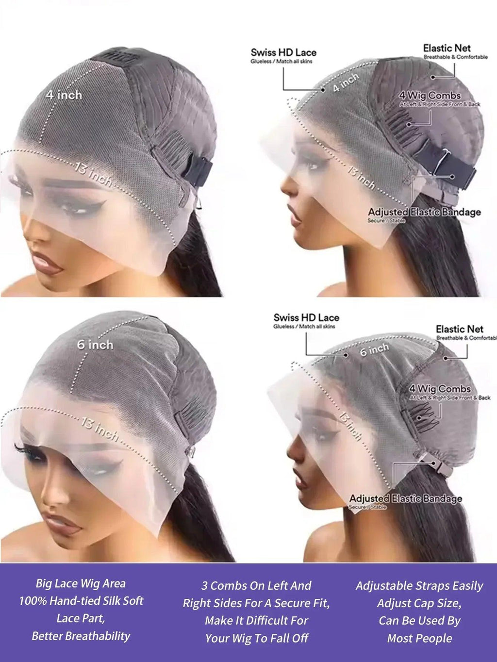 HD Lace Front Wig – Natural Body Wave Brazilian Human Hair - Dazzling Beauty Solution