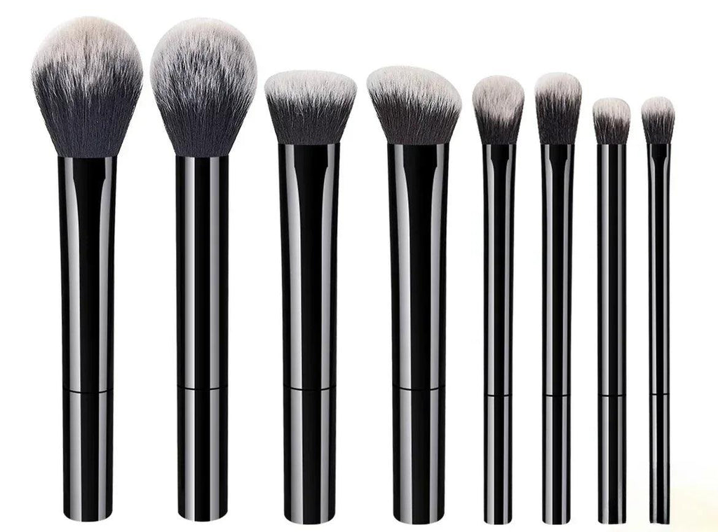 7/8pcs Soft Makeup Brush Set – Foundation, Blush, Eyeshadow Tools - Dazzling Beauty Solution
