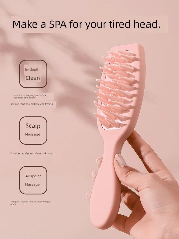 Silicone Hair Washing Brush with Long Handle - Dazzling Beauty Solution