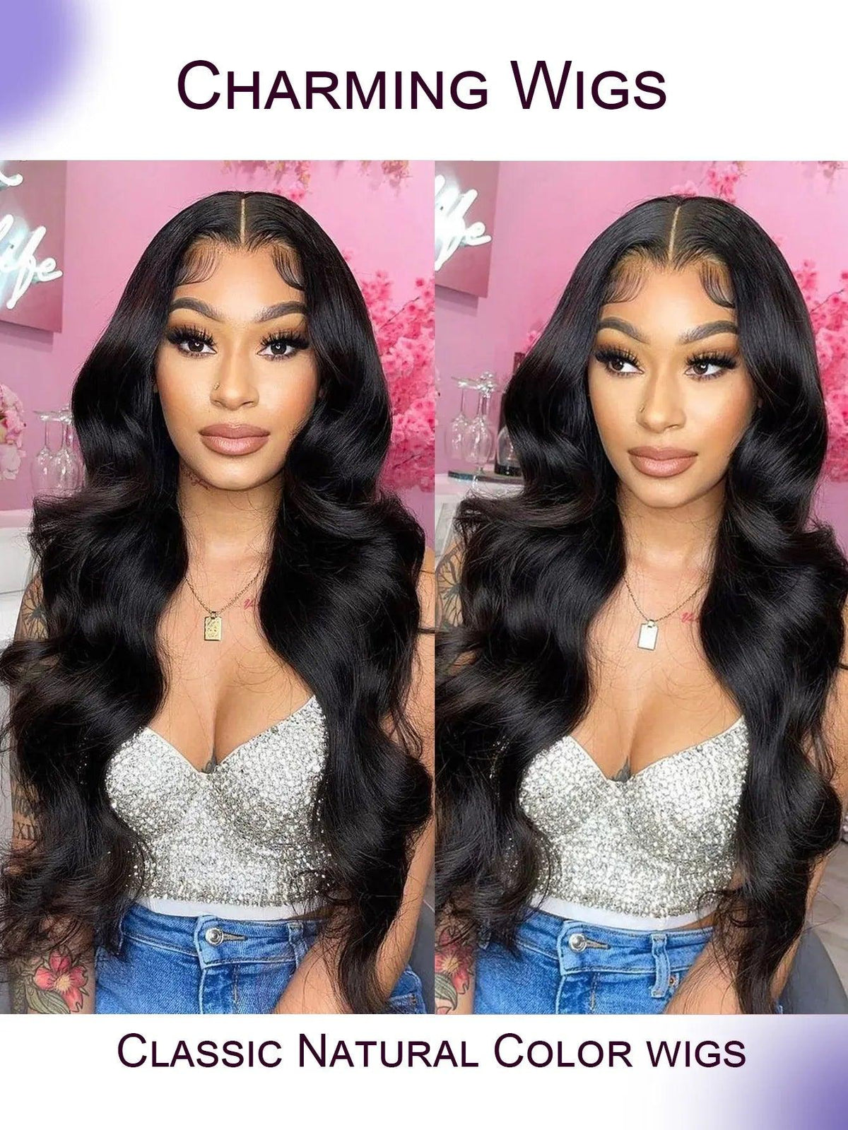 HD Lace Front Wig – Natural Body Wave Brazilian Human Hair - Dazzling Beauty Solution