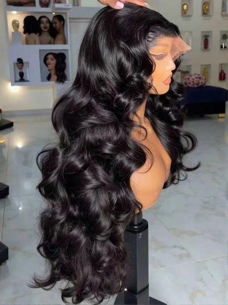 Raw Peruvian Body Wave HD Lace Front Wig | 100% Human Hair | 180% & 250% Density | 16–42 Inches