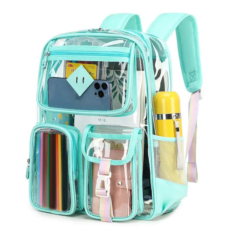 Transparent Backpack for Kids – Waterproof School Bag - Dazzling Beauty Solution