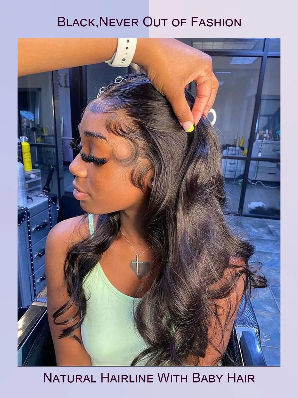 HD Lace Front Wig – Natural Body Wave Brazilian Human Hair - Dazzling Beauty Solution