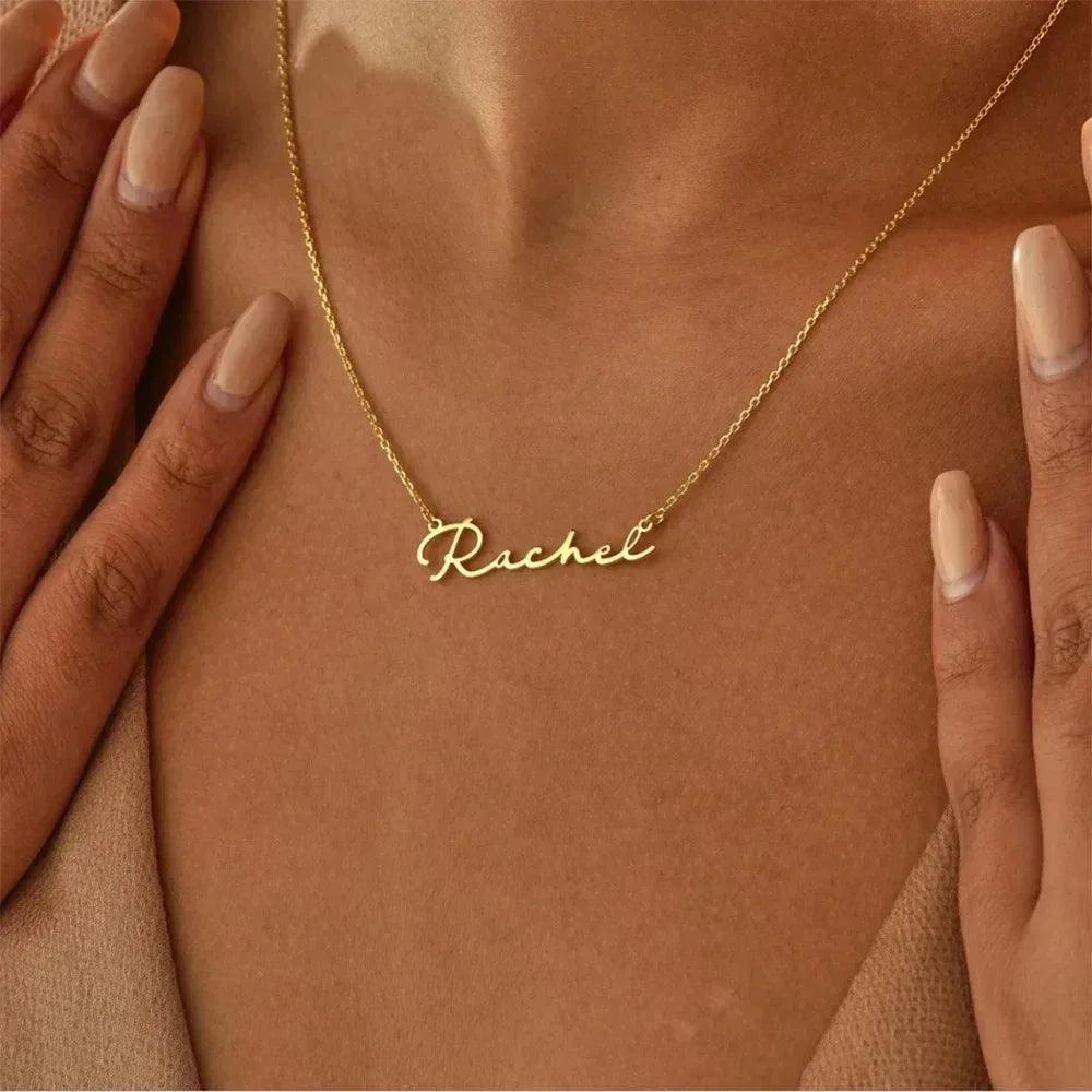 Personalized Stainless Steel Name Necklace – Custom Jewelry - Dazzling Beauty Solution