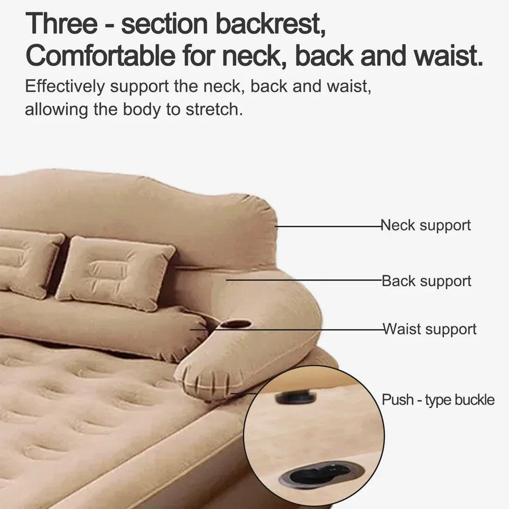 2-Person Inflatable Air Mattress – Folding Camping & Home Bed - Dazzling Beauty Solution