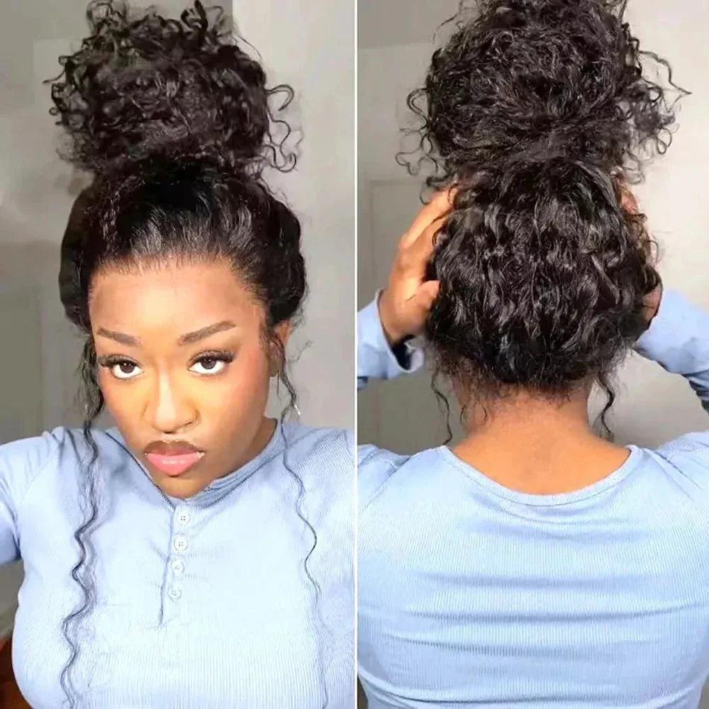 Invisi Strap HD 360 Glueless Deep Curly Wig – 250% Density Full Lace Luxury - Dazzling Beauty Solution