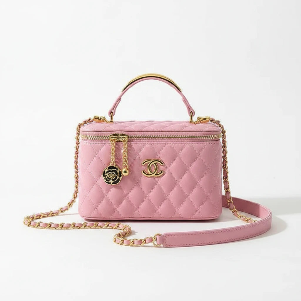 2025 Diamond Chain Box Bag – Chanel style Shoulder & Crossbody Style - Dazzling Beauty Solution