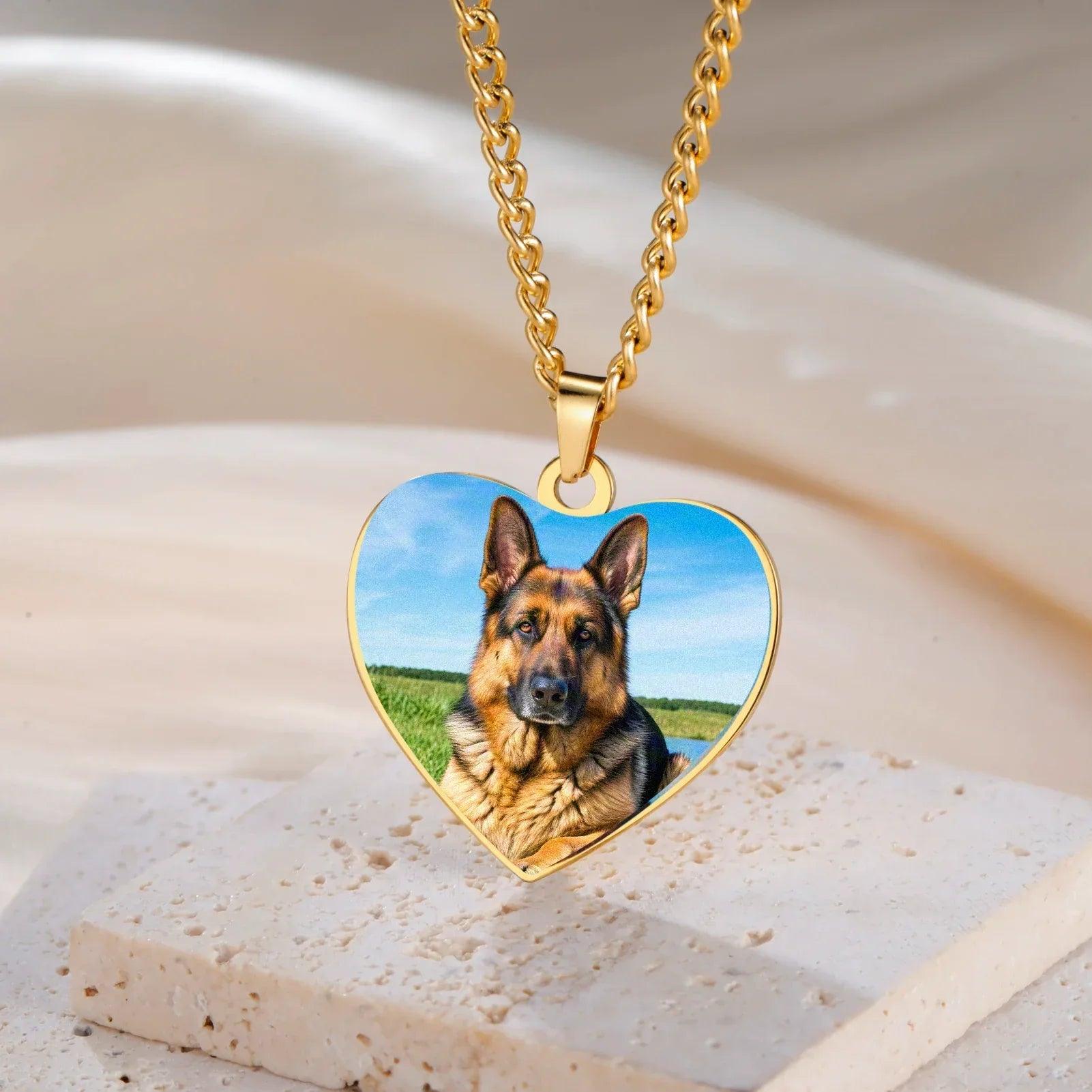 Custom Photo Necklace – Personalized Stainless Steel Picture Pendant - Dazzling Beauty Solution