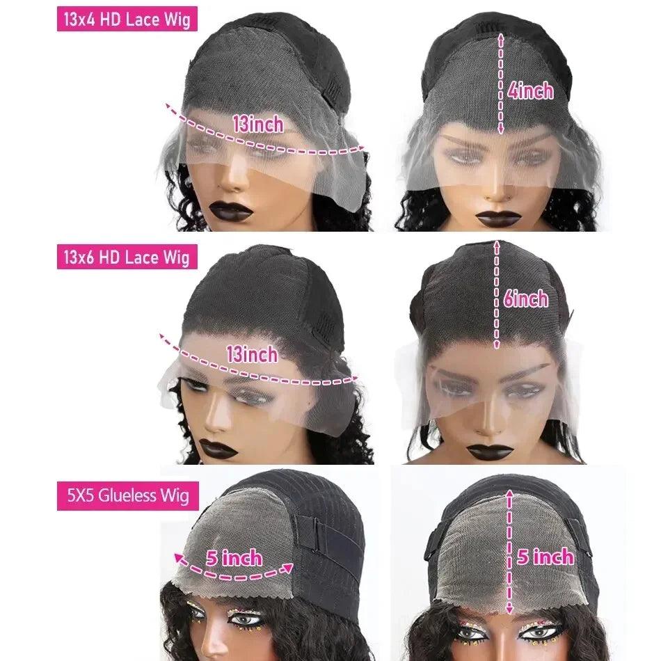 Brazilian Loose Deep Wave HD Lace Front Wig | 100% Human Hair | 13x4, 13x6 & 5x5 | 16–42 Inches