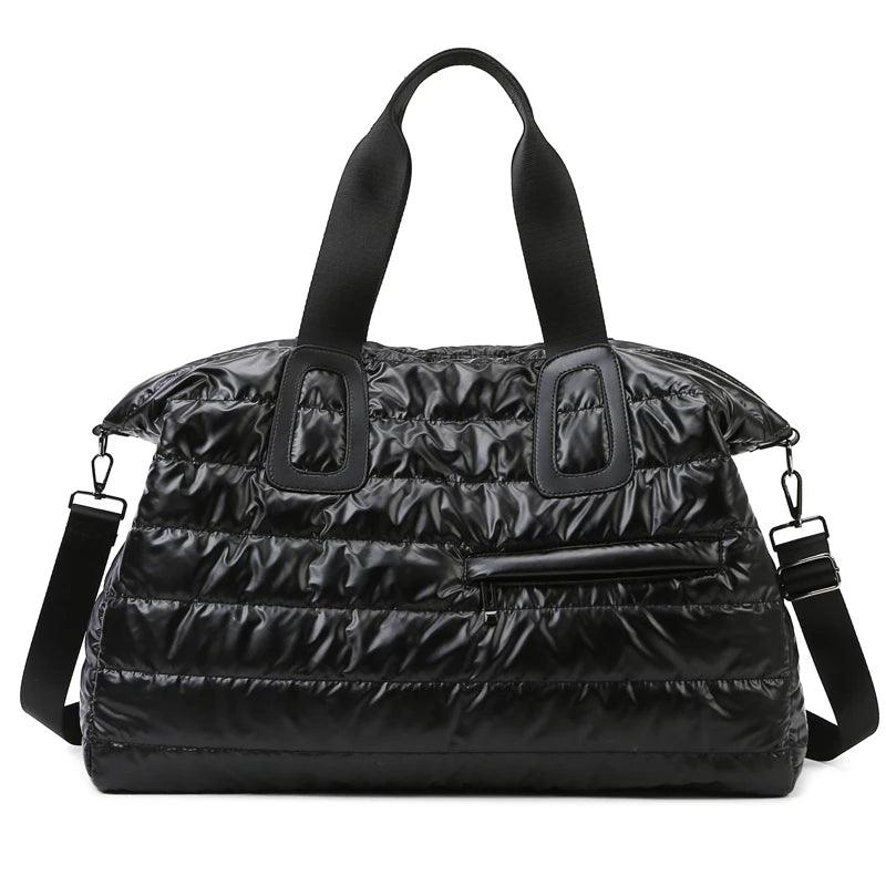 Waterproof Gym & Swimming Bag | Dry & Wet Separation | Yoga, Fitness & Travel | Silver & Black