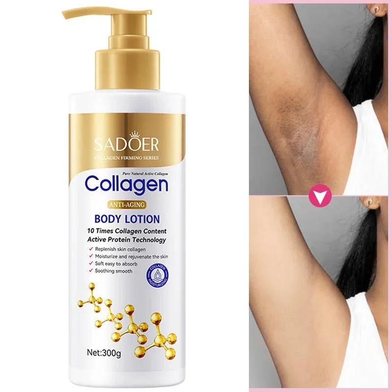 Collagen Milk Brightening Face & Body Cream – Moisturizing Lotion - Dazzling Beauty Solution