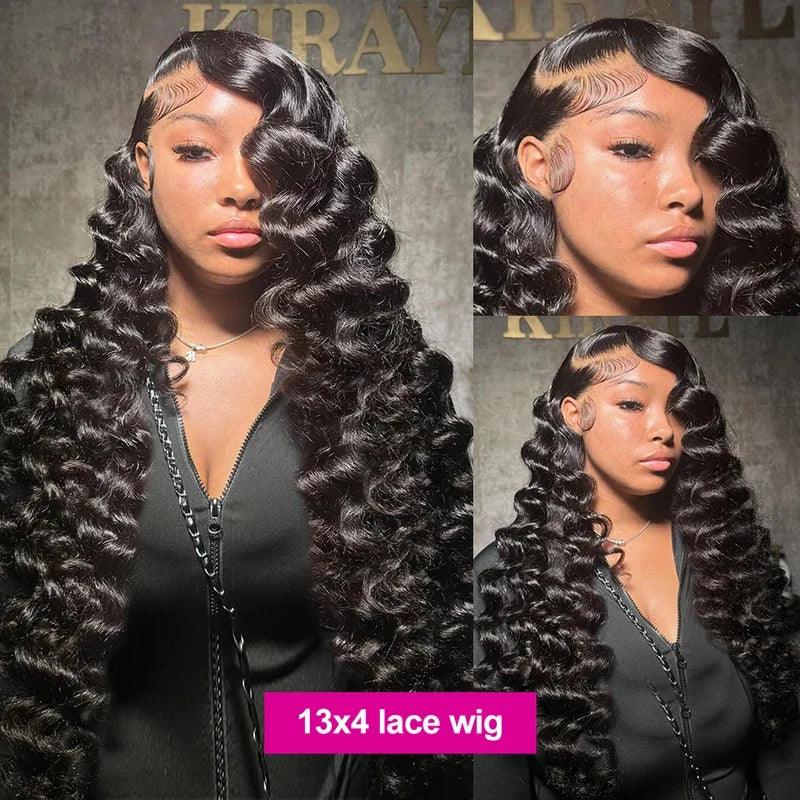 Brazilian Loose Deep Wave HD Lace Front Wig | 100% Human Hair | 13x4, 13x6 & 5x5 | 16–42 Inches