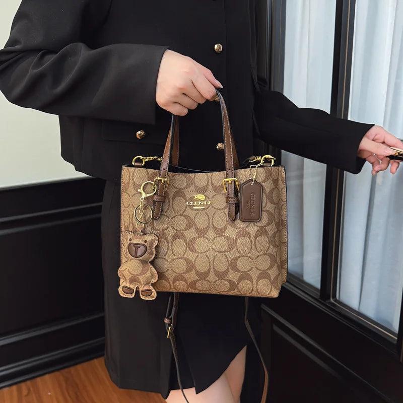 Designer New Luxury Fashion Handbag Women Casual Large Capacity Tote Bag Trendy Print Shoulder Crossbody Purse