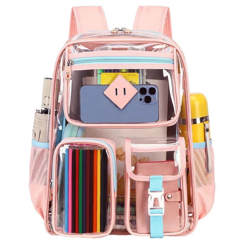 Transparent Backpack for Kids – Waterproof School Bag - Dazzling Beauty Solution