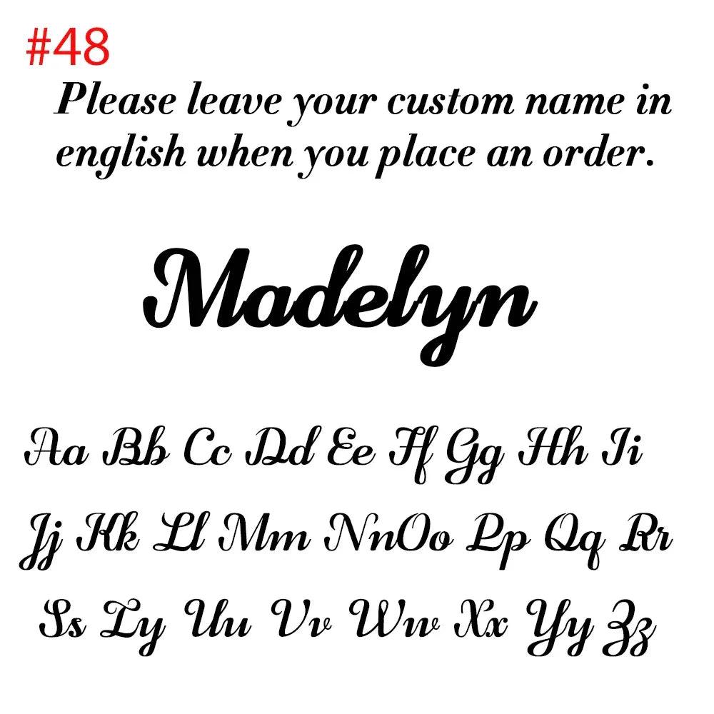 Personalized Stainless Steel Name Necklace – Custom Jewelry - Dazzling Beauty Solution