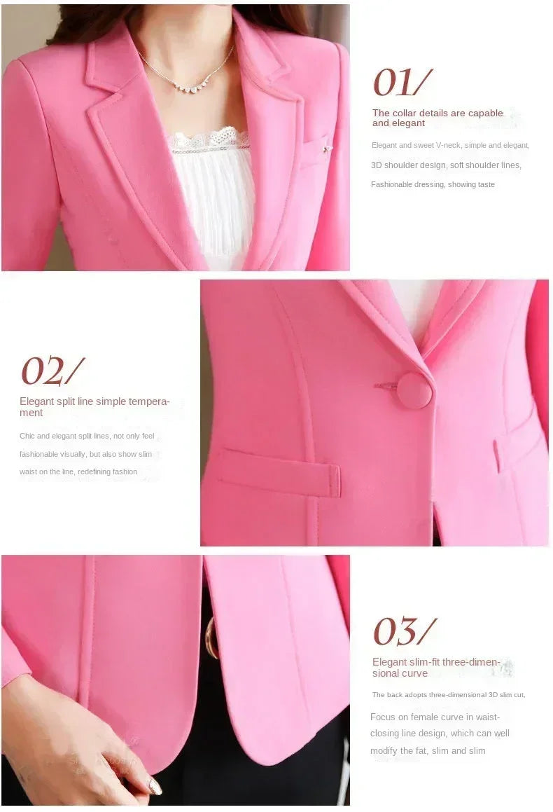 Women's Tailored Blazer Jacket