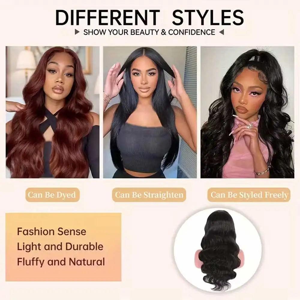 250% Density Body Wave Glueless Wig - Pre-Cut HD Lace Human Hair Wig