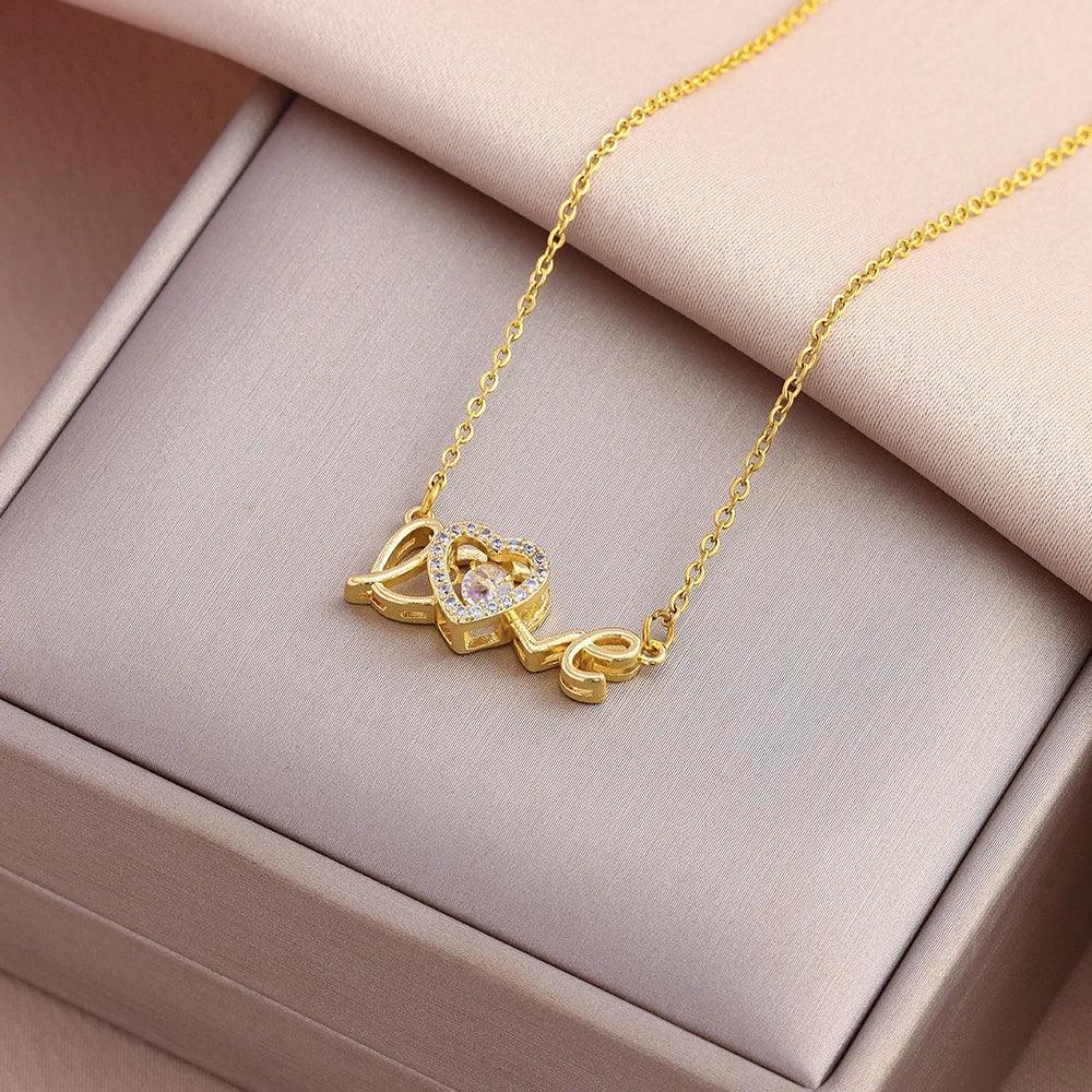 Sweet Sexy Beating Heart Pendant Necklace – Stainless Steel Luxury Jewelry - Dazzling Beauty Solution