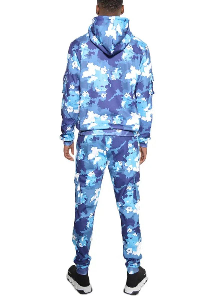 FULL CAMO HOODIE COTTON SWEAT SET - Dazzling Beauty Solution