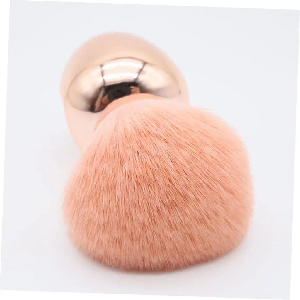 Rose Gold Multipurpose Makeup Brush – Soft Fiber Foundation, Blush & Powder Brush - Dazzling Beauty Solution
