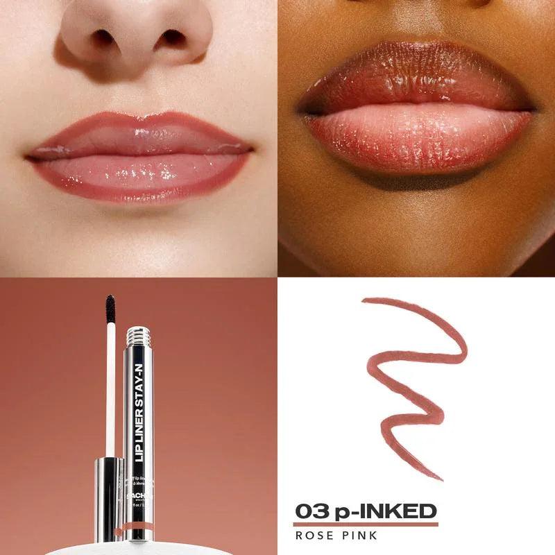 LIP LINER STAY-N - Peel-Off Lip Liner Stain - All Day & Night Lipliner - Dazzling Beauty Solution