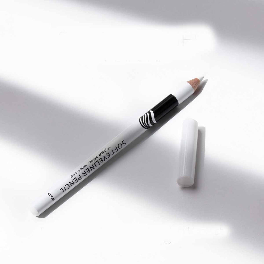 12-Piece Waterproof White Eyeliner Pencil Set – Brighten & Define Your Eyes - Dazzling Beauty Solution