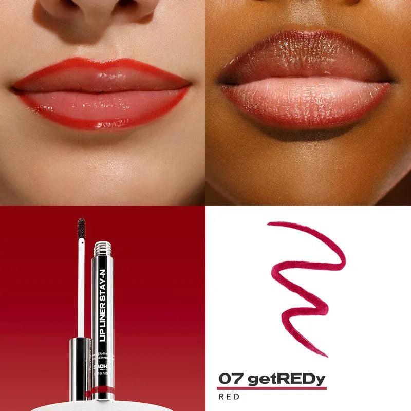 LIP LINER STAY-N - Peel-Off Lip Liner Stain - All Day & Night Lipliner - Dazzling Beauty Solution