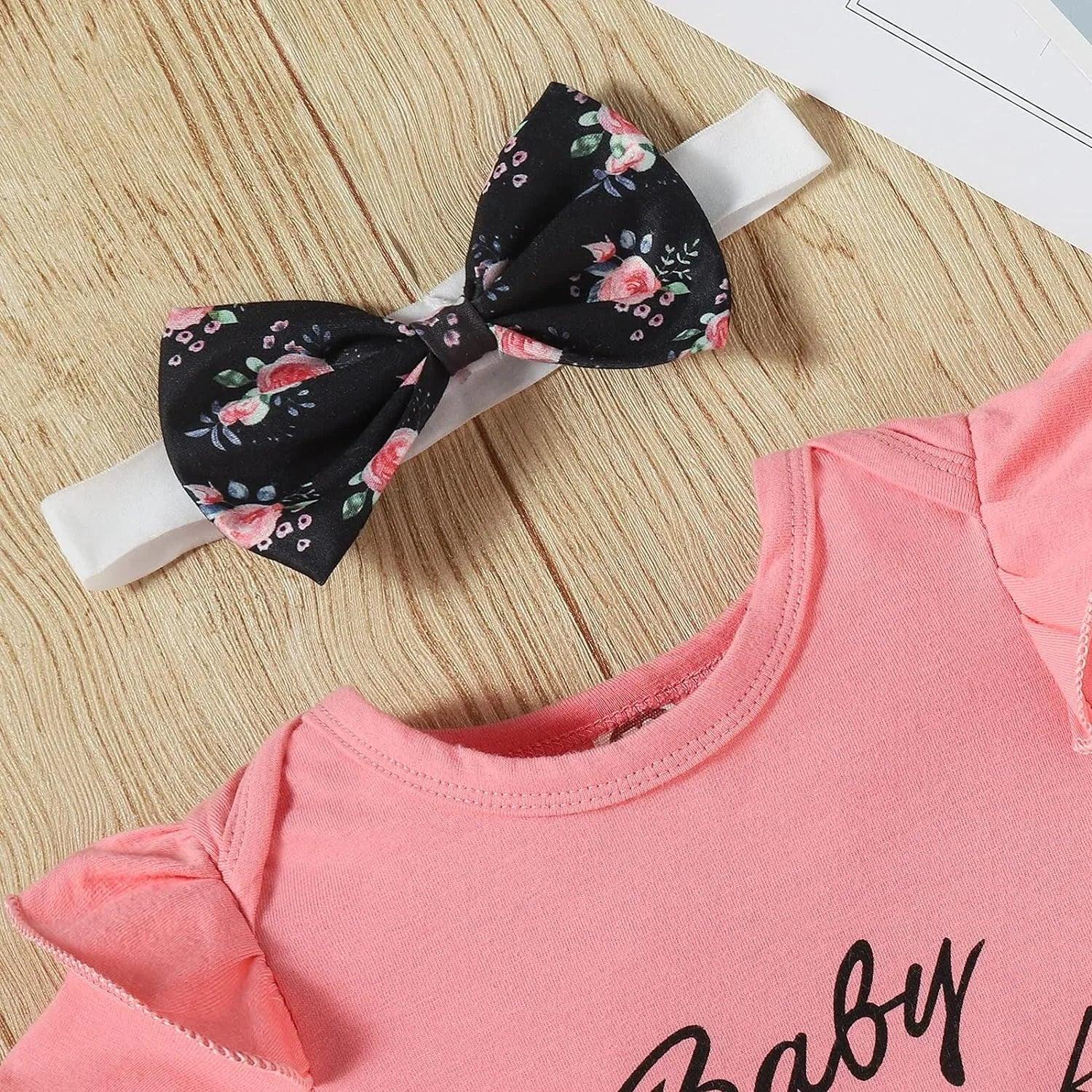 Baby Girl Clothes Stuff Newborn Infant Summer Cute Outfit 0-24 Months - Dazzling Beauty Solution