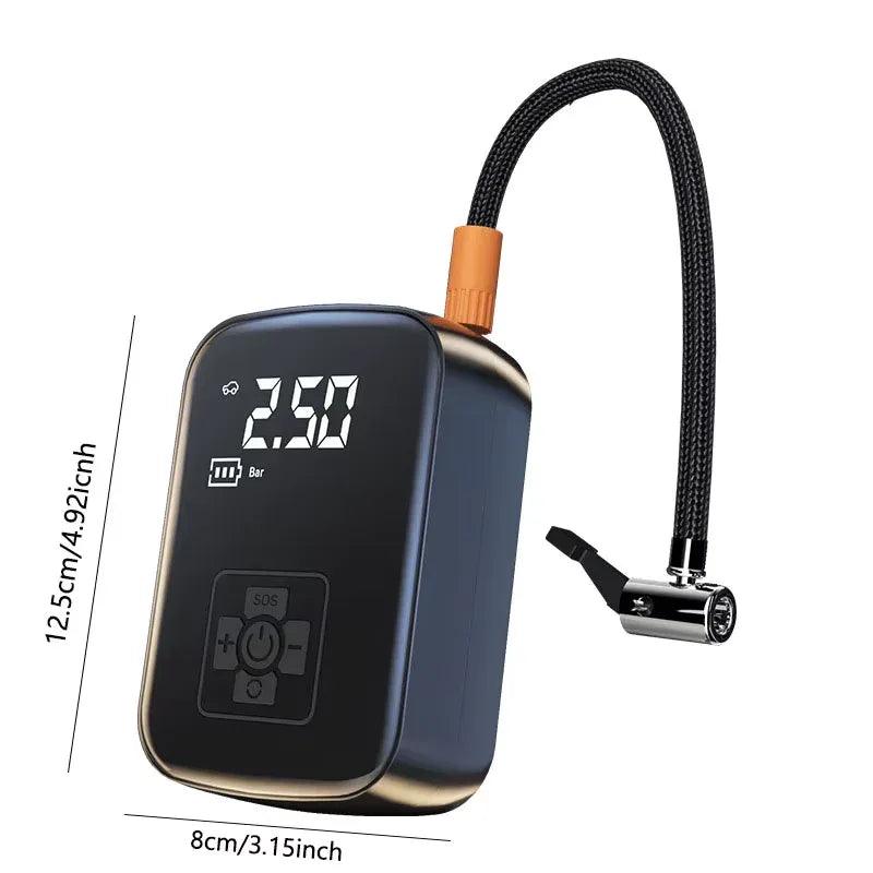 Wireless Tire Inflator – 150PSI, 5 Modes, LED & Auto Stop - Dazzling Beauty Solution