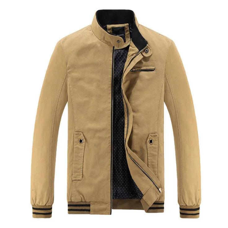 Men's Oversized Cotton Windbreaker Jacket - Dazzling Beauty Solution