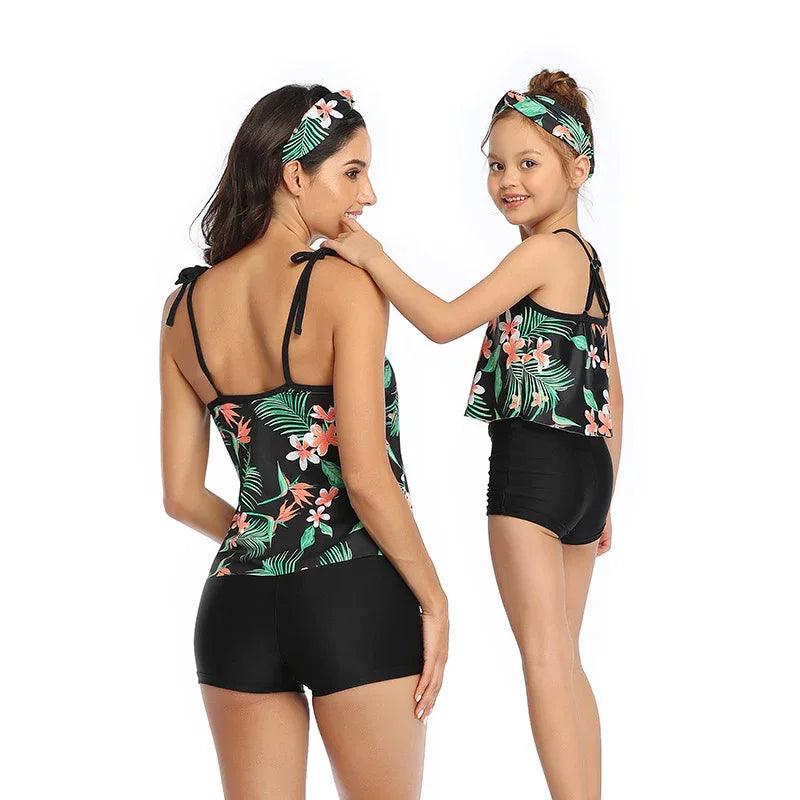 Matching Parent-Child Swimsuit Set – Women’s & Kids’ Siz - Dazzling Beauty Solution