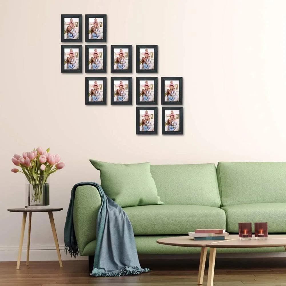 12-Pack Black 3.5x5 Picture Frames - Dazzling Beauty Solution