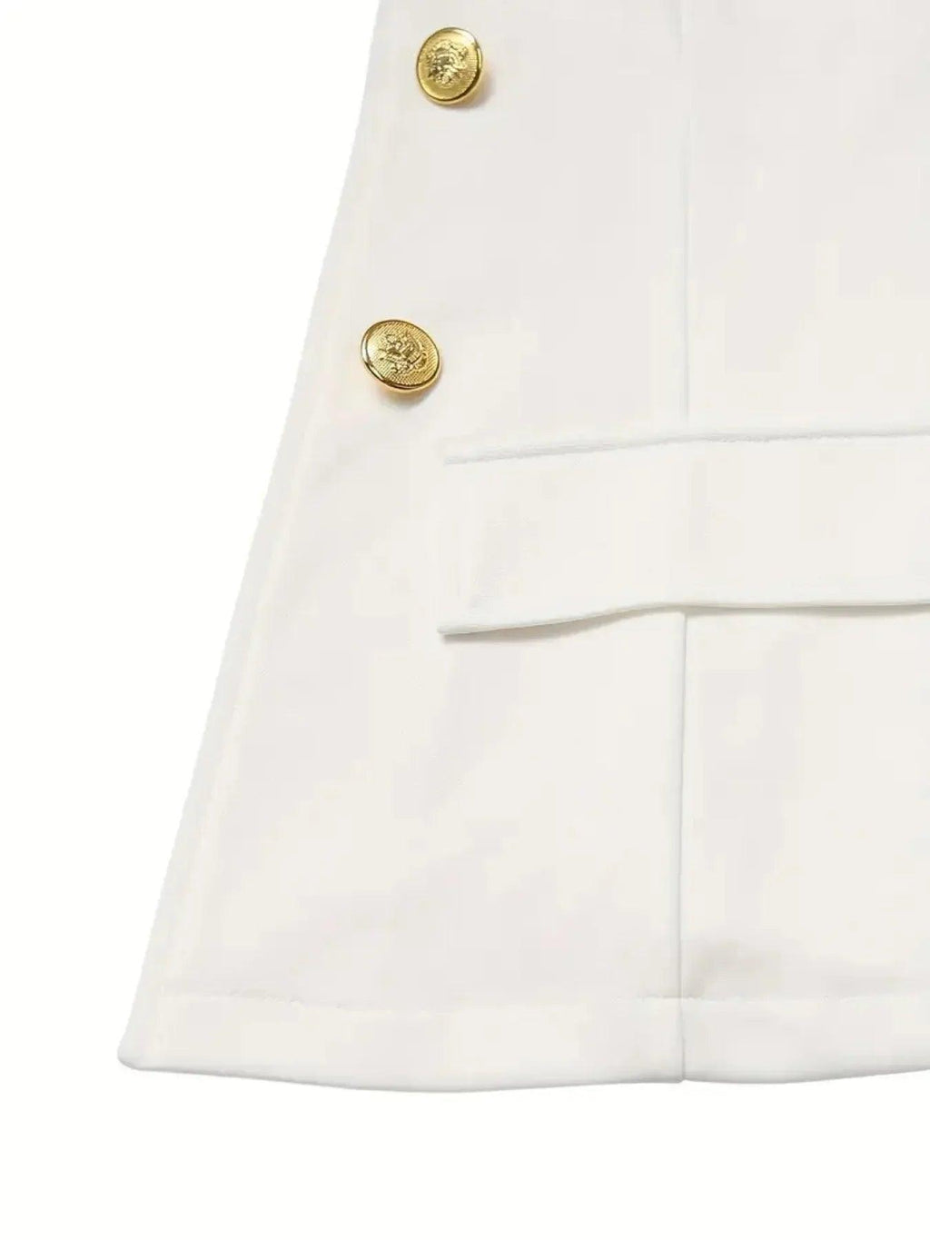 All Season Professional Women's Suit Set, Double Breasted Buttons, Gold Buttons, Essential For The Office, Women's Clothing For Autumn And Winter Seasons - Dazzling Beauty Solution