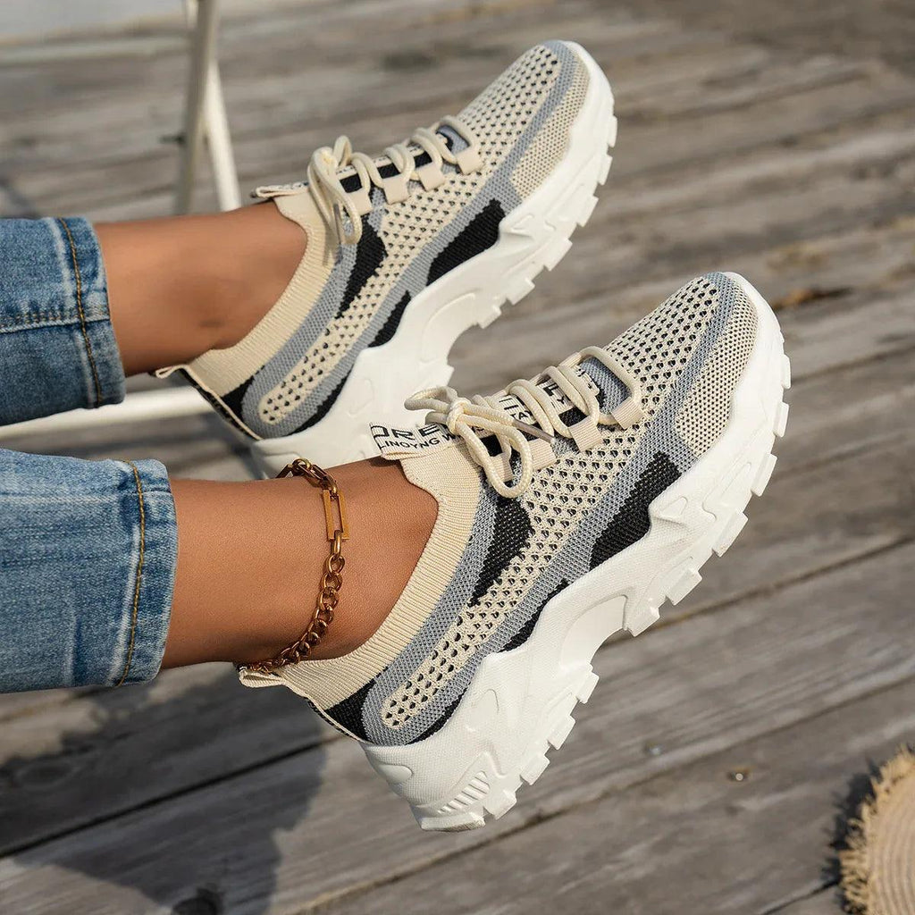 Women’s Breathable Mesh Sneakers for Walking and Running - Dazzling Beauty Solution