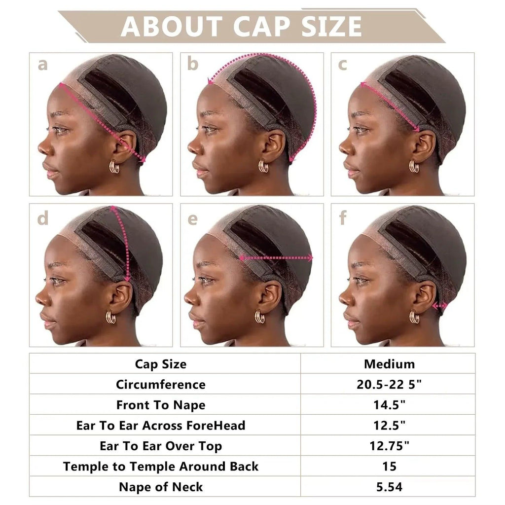 3-Piece Anti-Slip Wig Cap Set – Available in Black, Light, or Brown - Dazzling Beauty Solution