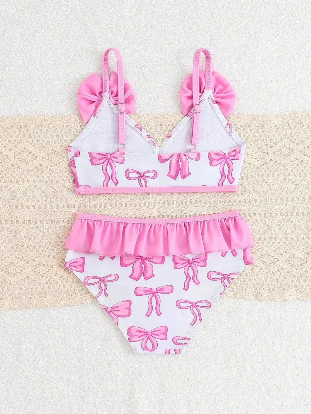 Girls’ Spaghetti Strap Tank Top & Triangle Bottoms – Summer Swim Set - Dazzling Beauty Solution