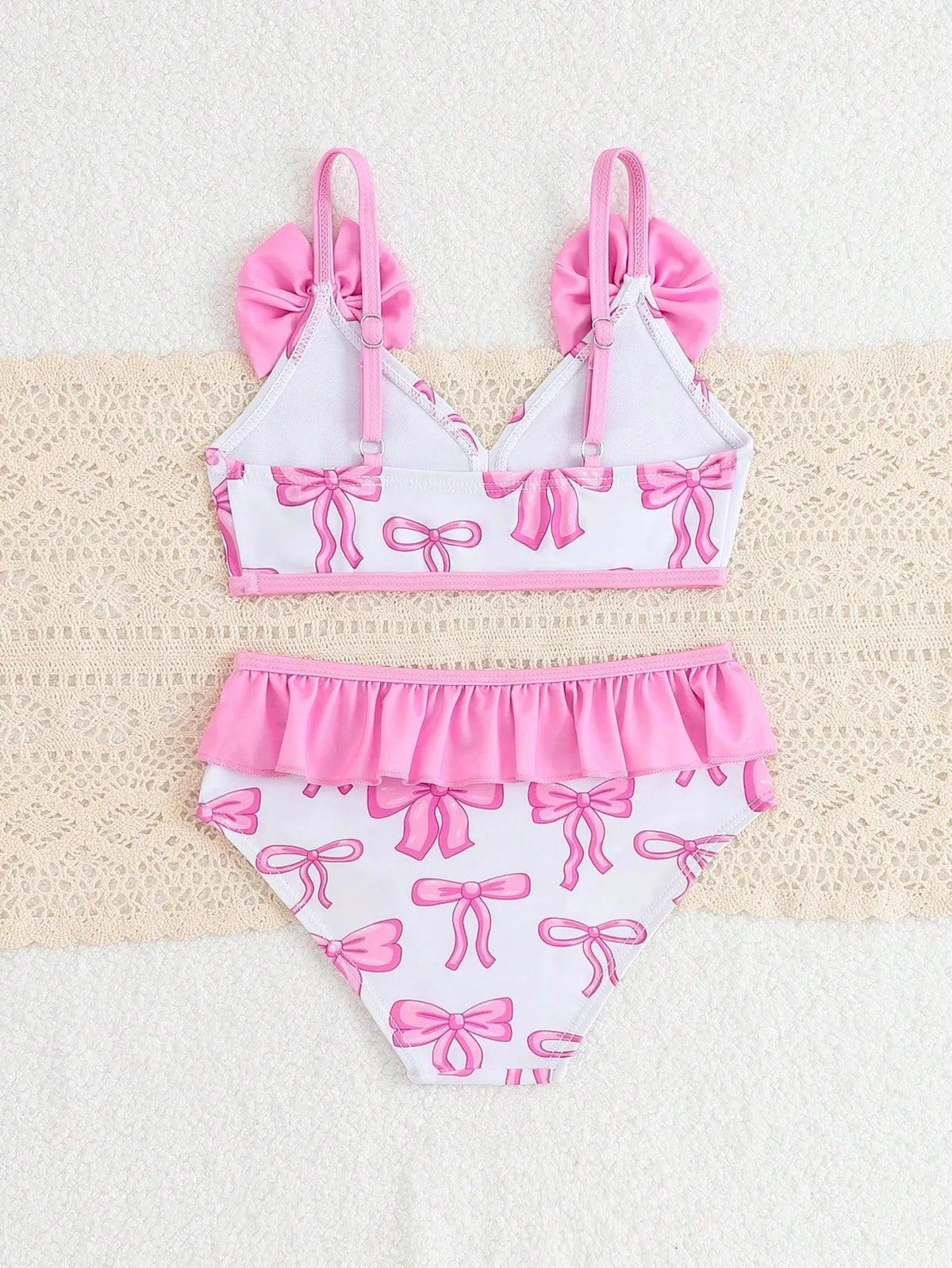 Girls’ Spaghetti Strap Tank Top & Triangle Bottoms – Summer Swim Set - Dazzling Beauty Solution