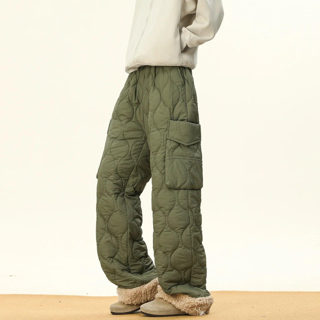 Men’s Winter Cotton Straight Pants - Dazzling Beauty Solution