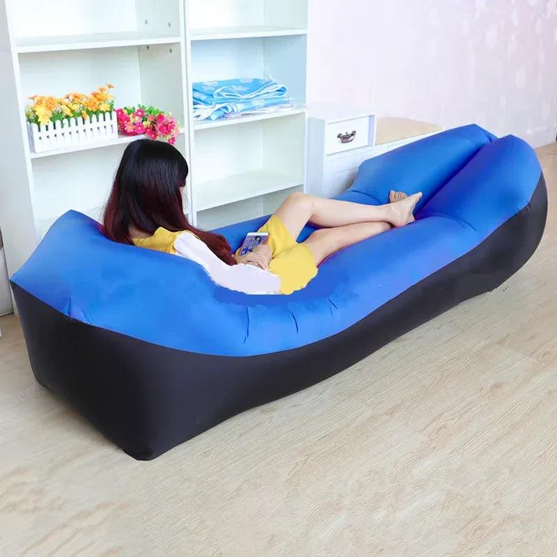 Waterproof Inflatable Air Sofa – Portable Outdoor Sleeping Lounger - Dazzling Beauty Solution